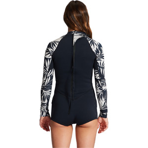 2024 Billabong Womens Spring Fever 2mm Long Sleeve Spring Wetsuit ABJW400101 - In Paradise